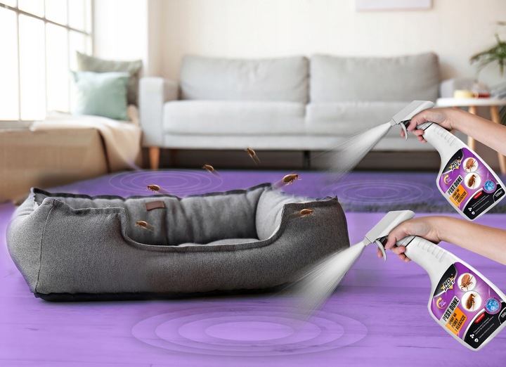 SPRAY ŚRODEK PREPARAT AEROZOL NA PCHŁY CYPERMETRYNA NO PEST PEST DONE