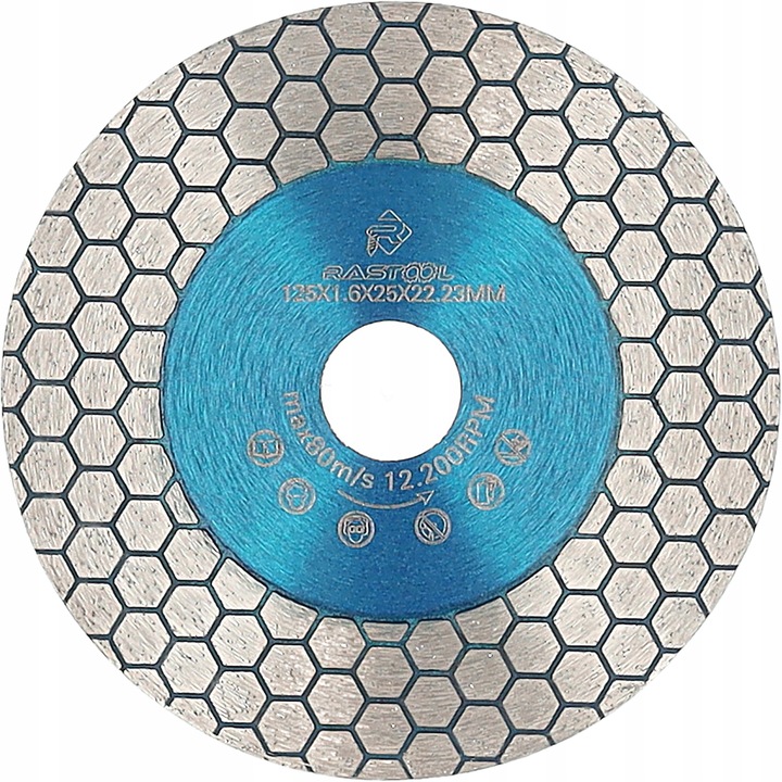 TARCZA DIAMENTOWA 125MM DO CIĘCIA POD KATEM 45 STOPNI GRESU FAZWOANIA PRO