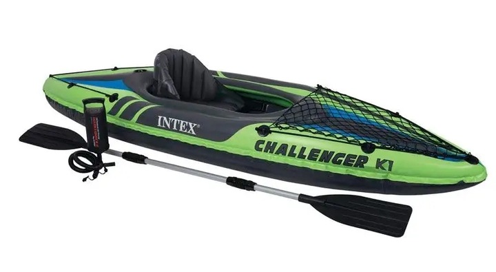 Kajak 1os. Challenger K1 Intex 68305 Pompka Wiosło
