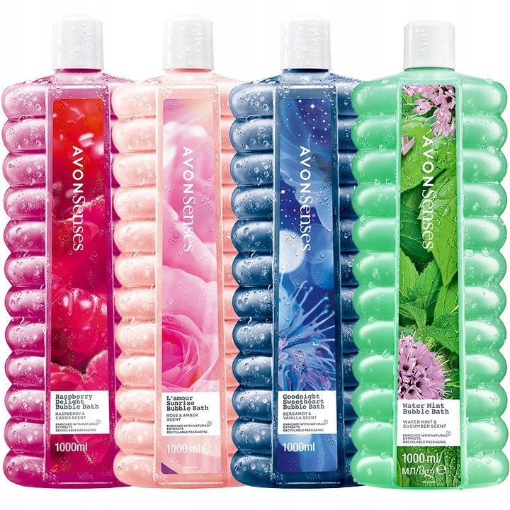 AVON Płyn do Kąpieli ZESTAW Płynów 4x1000 ml