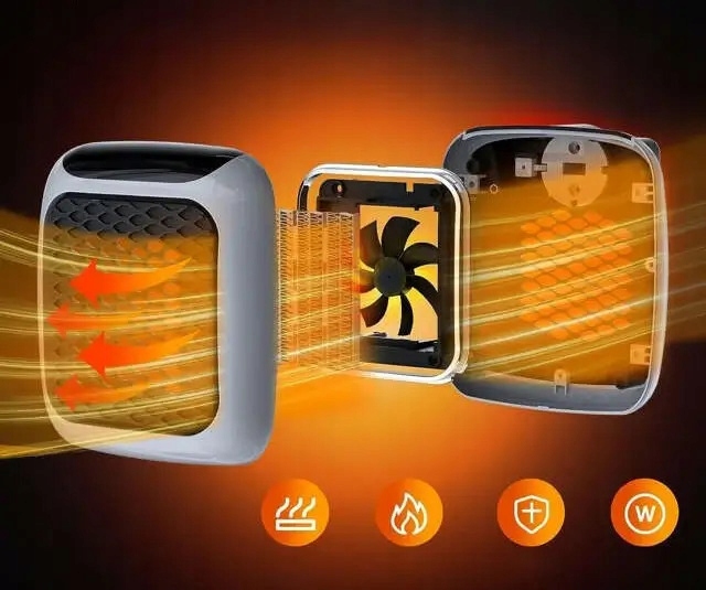 MINI GRZEJNIK ELEKTRYCZNY DO KONTAKTU MOCNY HANDY HEATER OGRZEWACZ