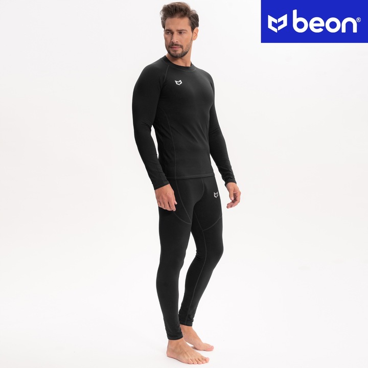 BIELIZNA TERMOAKTYWNA MĘSKA ODZIEŻ TERMICZNA KOMPLET ZESTAW NA ZIMĘ XL