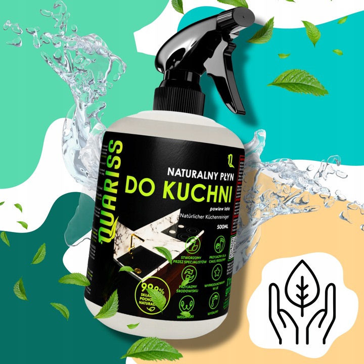Biodegradowalny płyn do czyszczenia kuchni lodówki blatów i płyt