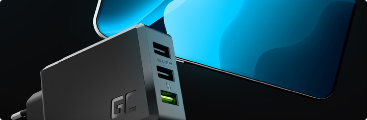 Green Cell Szybka Ładowarka Sieciowa 30W 3x USB 2.4A zasilacz do telefonu