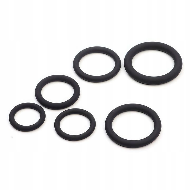 PIERŚCIENIE EREKCYJNE NA PENISA ZESTAW RING 6 SZT PRZEDŁUŻONY STOSUNEK