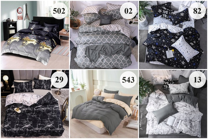 POŚCIEL 200x220 KOMPLET DWUSTRONNA Z PRZEŚCIERADŁEM MIŁA DUŻO WZORÓW #