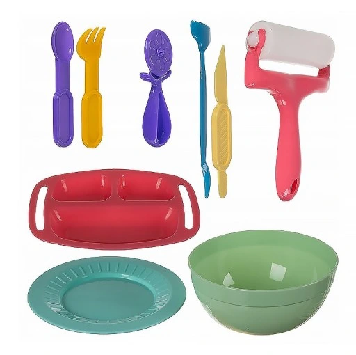 CIASTOLINA DUŻY ZESTAW Z MASZYNKĄ DO MAKARONU