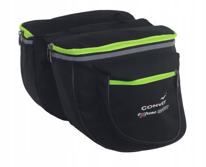 Torba rowerowa na bagażnik Sakwa dwie komory Codura Produkt Polski Convey