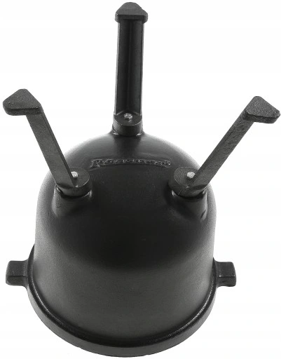 Kociołek myśliwski na pieczonki 8l żeliwny emaliowany 2w1 grill