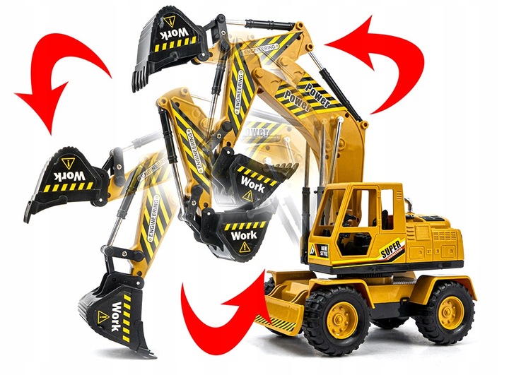 ZDALNIE STEROWANA KOPARKA SPYCHACZ NA PILOT