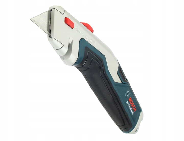 Nóż chowany na ostrza trapezowe BOSCH + 3 ostrza