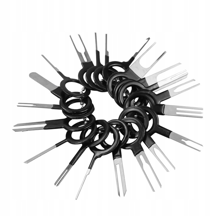 Zestaw 41 szt. WYJMAKI do pinów do demontażu KLUCZE do konektorów ETUI