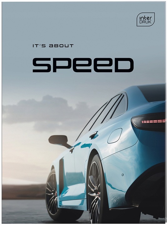 ZESZYT A4 60kart KRATKA MIX OKŁADEK INTERDRUK x5