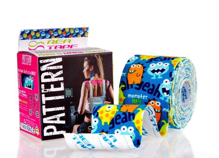 TAŚMA Tejp Kinesiology REA TAPE Pattern [Monstery]
