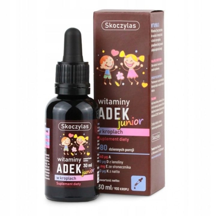 ADEK Skoczylas Junior - 30 ml -80 dziennych porcji