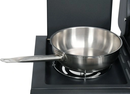 GRILL GAZOWY PALNIKI 3+1 + POKROWIEC I REDUKTOR