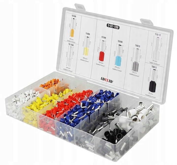 ZACISKARKA PRASKA DO TULEJEK KONEKTORÓW KABLI SZEŚCIOKĄTNA 0,08-16