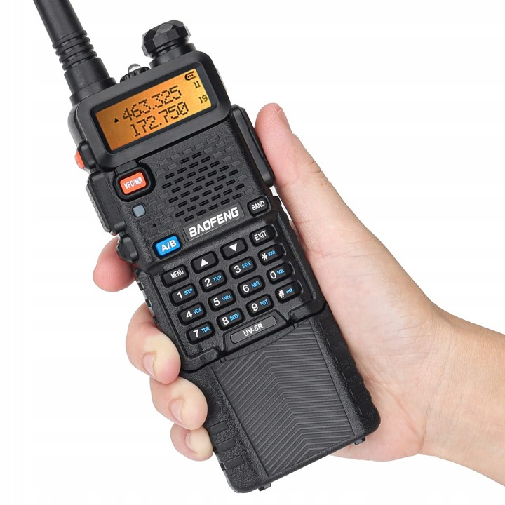 Baofeng UV-5R 8W 3800mAh KRÓTKOFALÓWKA RADIOTELEFON WALKIE TALKIE SKANER