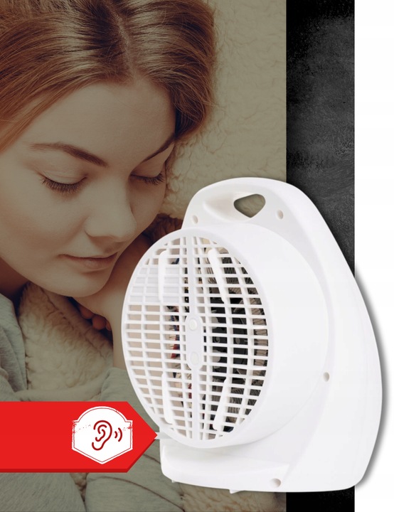 Grzejnik elektryczny Termowentylator Wydajna Farelka z Termostatem 2000W