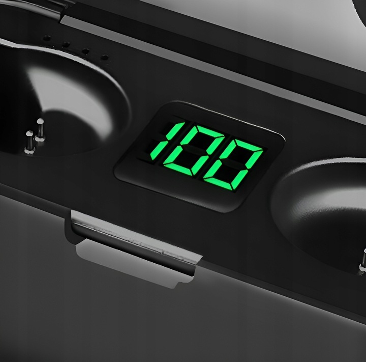 SŁUCHAWKI BEZPRZEWODOWE BLUETOOTH 5.3 3 GEN MODEL 2024 MIKROFON + POWERBANK