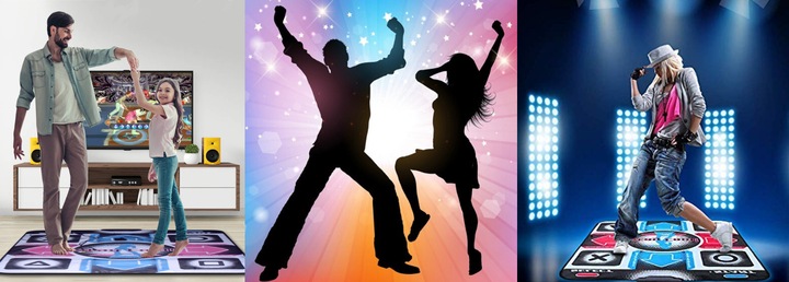 MATA DO TAŃCA DLA DZIECI DO TAŃCZENIA KOMPUTER GRA USB STEPMANIA