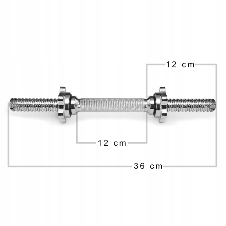 HANTLE ŻELIWNE 2x20 kg gryf Talerze zestaw 40kg