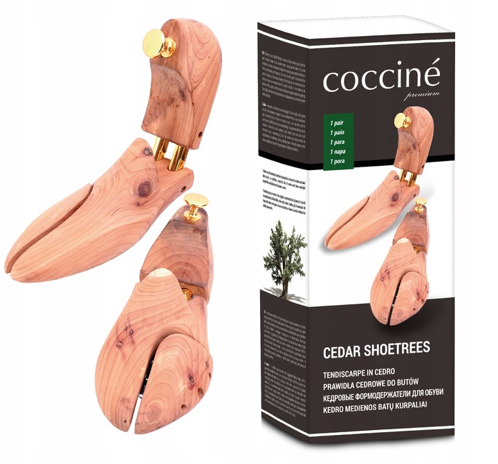 Prawidła Cedrowe Coccine do butów rozmiary 45-46