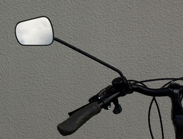 Lusterko rowerowe długie ramię AJS PLUS, POLSKIE