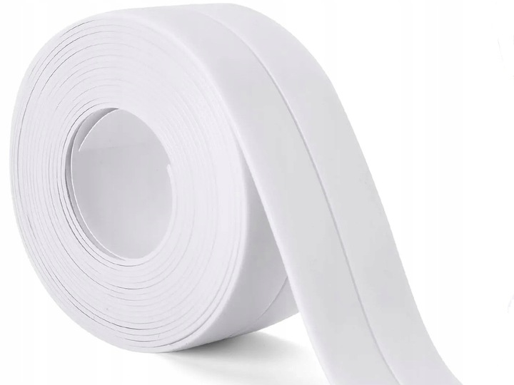 2X TAŚMA USZCZELNIAJĄCA DO WANNY BRODZIKA UMYWLKI ZLEWU 38mm X 3,2m