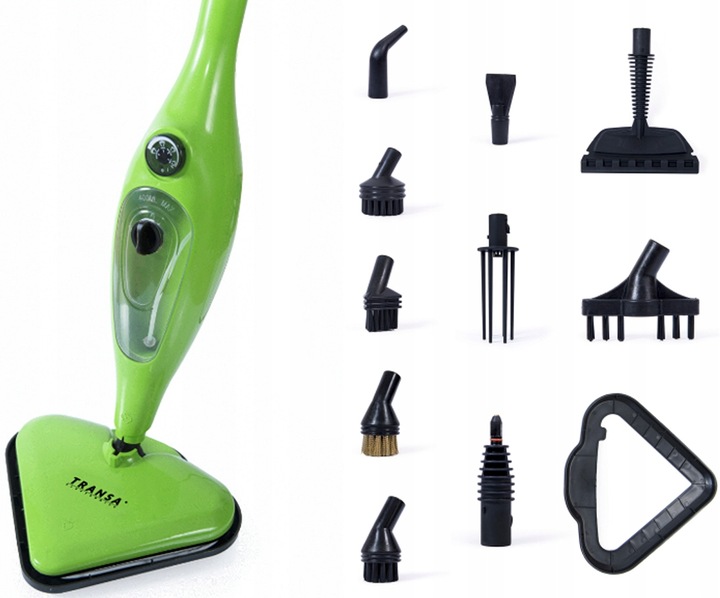 Mop Parowy WIELOFUNKCYJNY 12 końcówek 4,2 BAR Transa Electronics 2000W