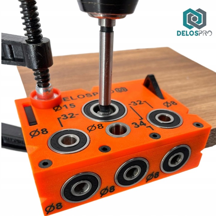 SZABLON DO WIERCENIA WZORNIK DO MIMOŚRODÓW KOŁKÓW ZNACZNIK ŁOŻYSKA 8mm