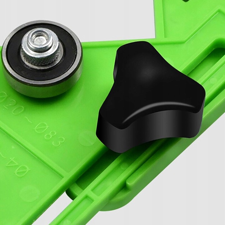 PROWADNICA DO OTWORNIC PODWÓJNA PRZYSSAWKA WZORNIK PRZYMIAR