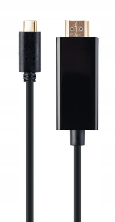 Adapter Gembird A-CM-HDMIM-01 2m USB Type-C do HDMI Czarny