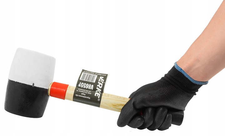 MŁOTEK GUMOWY BRUKARSKI BLACHARSKI DO KOSTKI BEZODRZUTOWY 910g FIBERGLASS