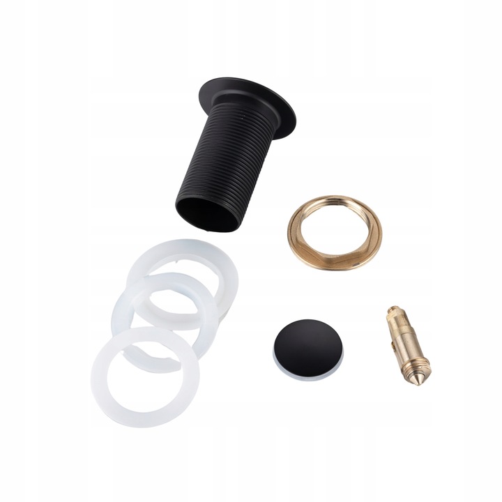 AQUAUNO KOREK DO UMYWALKI KLIK-KLAK MOSIĘŻNY CZARNY BEZ PRZELEWU