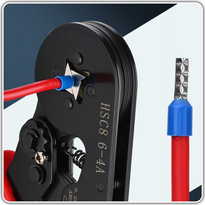 ZACISKARKA PRASKA DO KONEKTORÓW Szczypce PRZEWODÓW KABLI 1200 szt. +