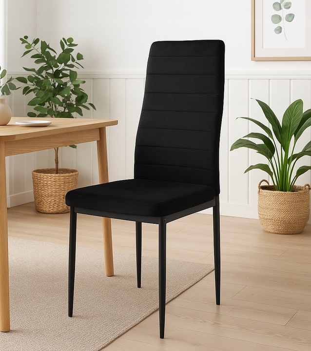 KRZESŁO PIKOWANE WELUR SALON JADALNIA KUCHNIA WYSOKIE MARK KT118