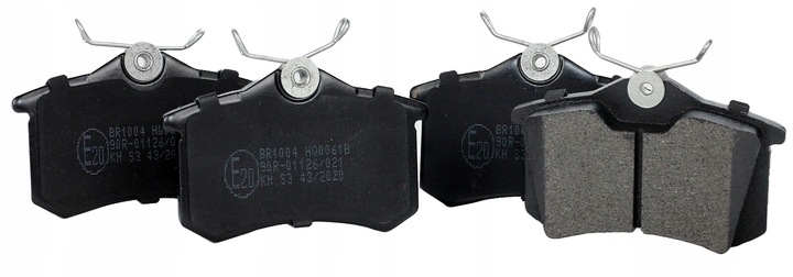 KLOCKI TYŁ TYLNE AUDI A1 A2 A3 A4 B5 B6 A6 GOLF IV PASSAT POLO SEAT SKODA