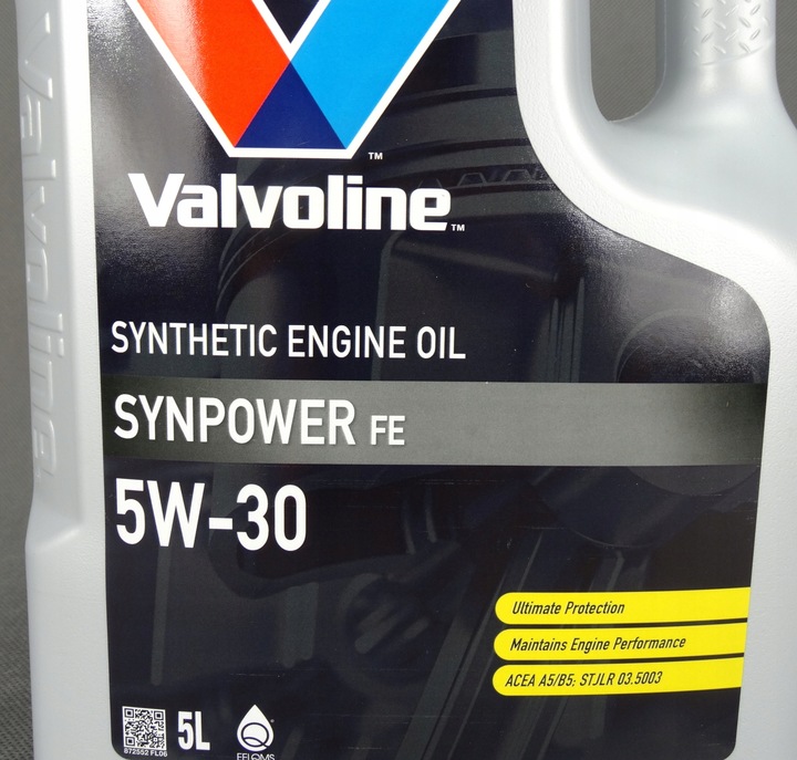 VALVOLINE SYNPOWER FE 5W30 Ford 913D A5/B5 5L