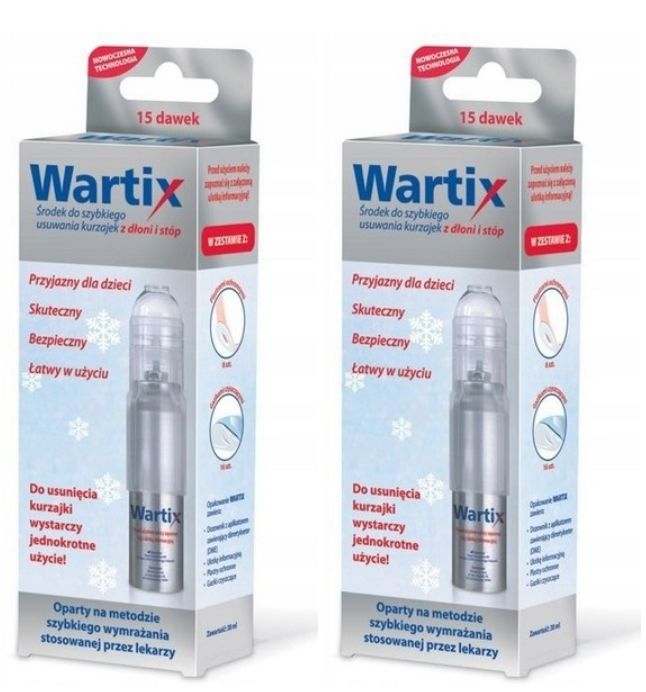 Wartix, aerozol do wymrażania kurzajek, 38 ml