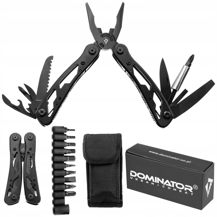 MULTITOOL NARZĘDZIE WIELOFUKCYJNE DOMINATOR ARMY ANT 22w1 ZESTAW BITÓW ETUI