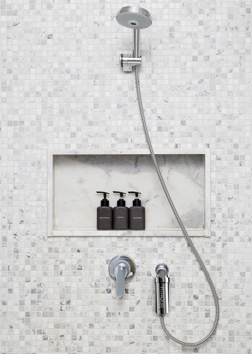 FILTR PRYSZNICOWY FITAQUA AWF-SWR-P-M CHROM SREBRNY DO WODY POD