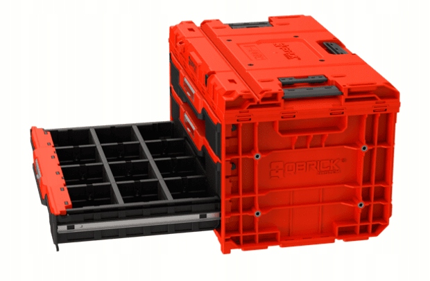 Skrzynka z szufladami Qbrick System ONE 2.0 DRAWER 3 TOOLBOX EXPERT RED