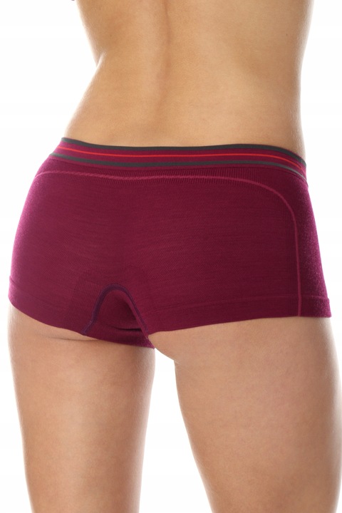 BRUBECK TERMOAKTYWNE BOKSERKI DAMSKIE SZORTY WEŁNA MERINO ACTIVE WOOL M
