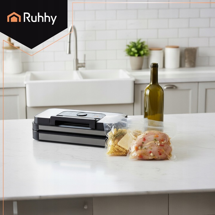 Zgrzewarka Próżniowa do Żywności Ruhhy Podwójny Zgrzew Pakowarka