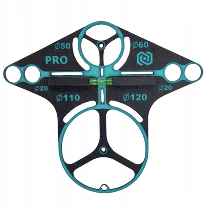 SZABLON WZORNIK OTWORÓW PŁYTEK GEBERIT TOALETA WYTRZYMAŁY GIĘTKI