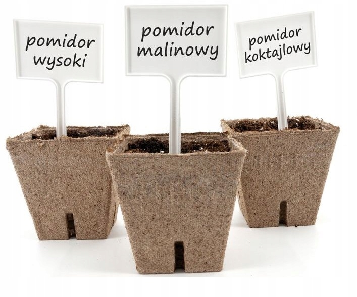 60x ETYKIETY TABLICZKI ZNACZNIK DO ROŚLIN SADZONEK