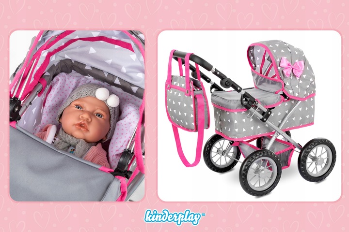 LALKA BOBAS DUŻA INTERAKTYWNA REALISTYCZNA SMOCZEK KINDERPLAY MÓWI 41CM