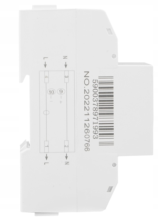 LICZNIK JEDNOFAZOWY ENERGII PRĄDU 10(80)A 1F