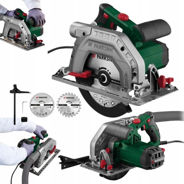 Ręczna piła pilarka tarczowa PARKSIDE PHKS 1350 E4 1350W